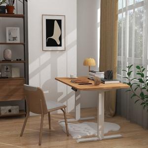 Buy cheap Vintage Rustic Wooden Standing Table Electric Height Adjustable Desk for Home Office from wholesalers