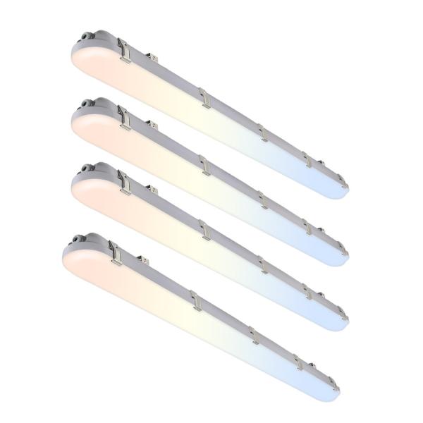 Buy cheap IP66 ETL FCC 15W-100W Vapor Triproof Light Led Flat Tri-Proof Batten For Warehouse Food Dust Factory Cold Storage from wholesalers