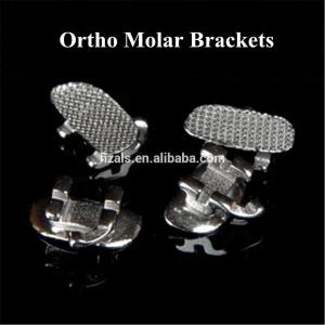 Buy cheap Manual Metal Orthodontic Molar Brackets with Roth/MBT/Edgewise Hooks Professional Design from wholesalers