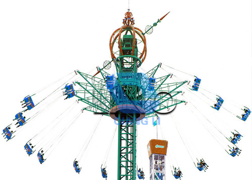 Quality Custom Amusement Park Thrill Rides Turbe Drop Mega Drop Zone Ride For Endless Pleasure for sale