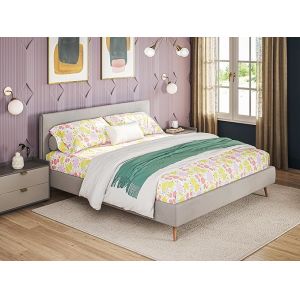Buy cheap Super Soft Wrinkle Resistant Bedding Set with Light Florals,Premium Microfiber Bed Sheets Set product