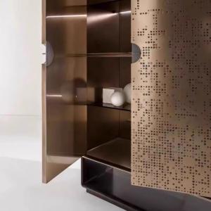 Buy cheap Hotel Italian Wine Cabinet Sideboard Custom Dining Cabinet from wholesalers