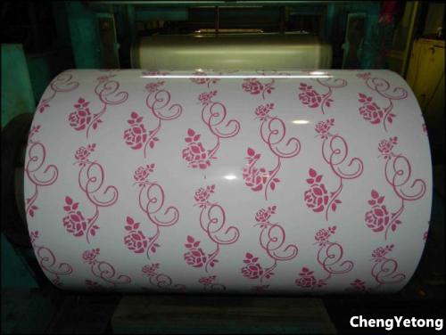 Buy cheap Custom Pattern Printing Aluminium Coil Coating , Ceiling Decoration Painted Aluminum Coil from wholesalers