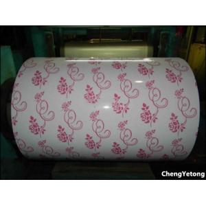 Buy cheap Custom Pattern Printing Aluminium Coil Coating , Ceiling Decoration Painted Aluminum Coil from wholesalers
