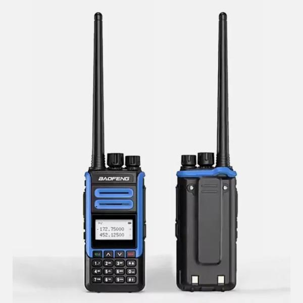 BF-H7 Dual Band Portable Walkie Talkie VHF UHF 136-174MHZ 400-520MHZ IPX4 Waterproof with 1000-1500mAh Battery