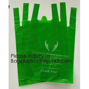 Buy cheap Cheap T-Shirt Compostable Bags Biodegradable Bag For Food, T-Shirt Garment Plastic Bags Compostable 100% Biodegradable from wholesalers