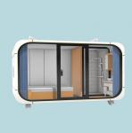 Buy cheap Villa Outdoor Living and Working Office Pod Apple Cabin Customized Modular Design Prefabricated Prefab House from wholesalers