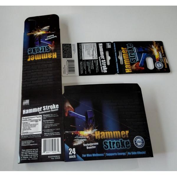 Slide Blister Insert Card,Male Enhancement Pills Packing,Sex Pill 3d Packing From Packaging Bags