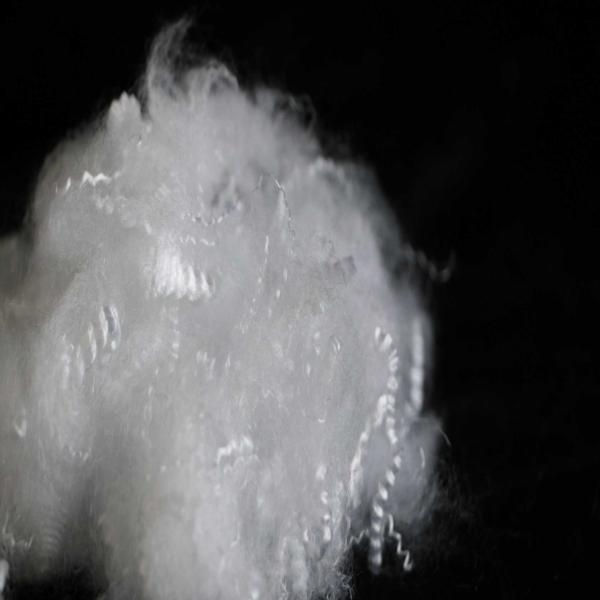 Quality Virgin Polyester Staple Fibers White Eco-Friendly PSF Customizable Crimp for sale