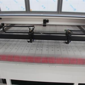 Buy cheap CNC leather laser engraving cutting machine 1610 fabric cut with auto feeding system double heads from wholesalers