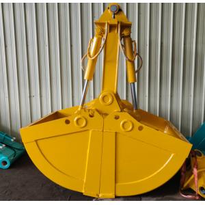 Customized Excavator Clamshell Bucket Q345B 3600kg Hydraulic Rotating Grapple