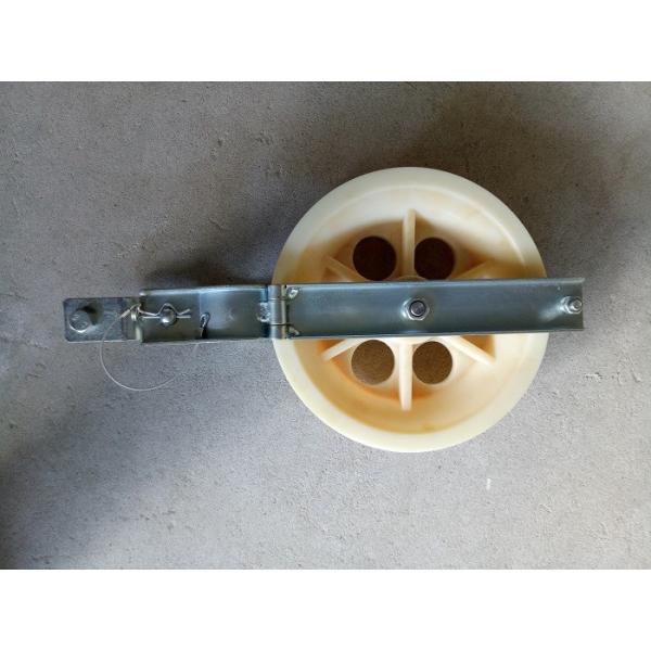 Single Wheel Conductor Cable Transmission Stringing Blocks Pulling Pulley