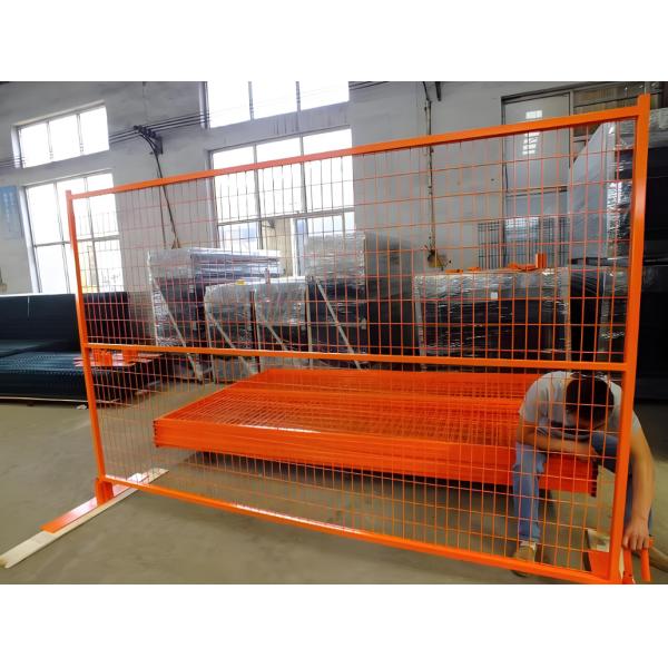 Quality UV Treated Galvanized Temporary Construction Fence Round Square Feet for sale