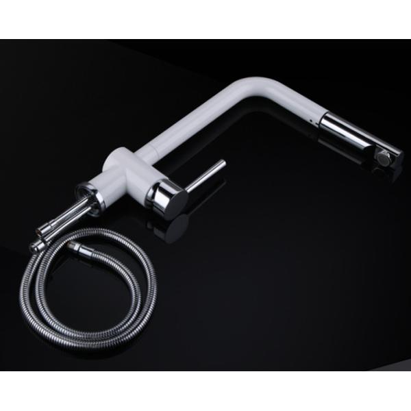 Quality SUS314 Rotatable Sink Pull Out  Dual Spout Kitchen Tap Sanitary for sale