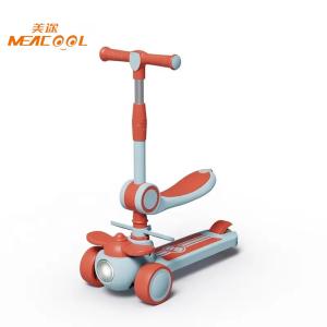 Buy cheap Adjustable Height Kids 3 Wheel Scooter With One Button Folding from wholesalers
