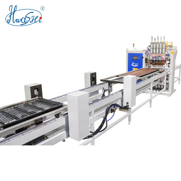 Hwashi Automatic Multi Point Refrigerating Condenser Wire Mesh Spot Welding