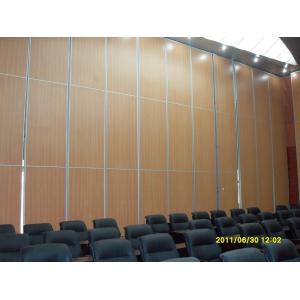 Buy cheap Acoustic Folding Movable Conference Room Partition Wall with Wheels from wholesalers