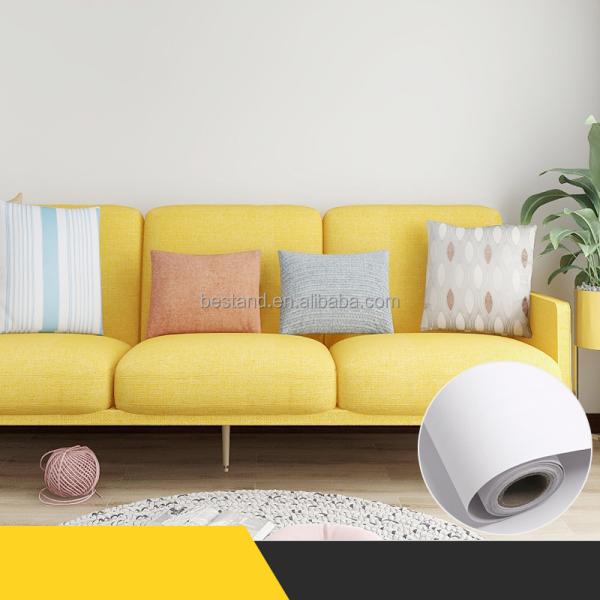 Peel Off and Stick Directly Home Decor Vinyl Textured Solid Color 3D Wallpapers for Entertainment in Baby Room