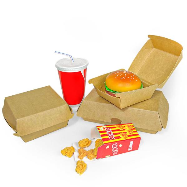 Buy cheap Personalized Design Burger Box Wholesale Customization Foldable Burger Box from wholesalers