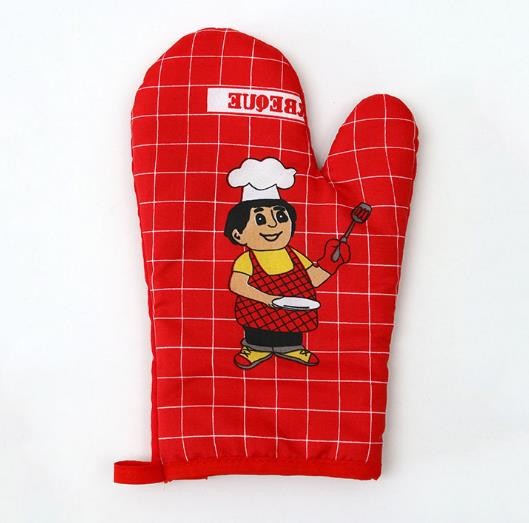 Quality 2017 ODM/OEM Promotional customized professional cotton cooking oven gloves for sale