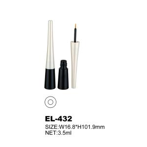 Buy cheap Plastic Cylinder Empty Eyeliner Bottle Featuring Brush Tip Applicator from wholesalers