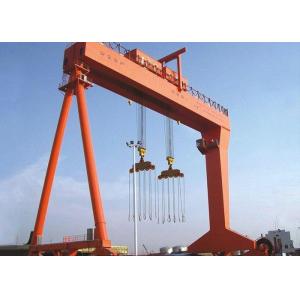 ODM Workshop Electric Double Girder Gantry Crane For Material Loading