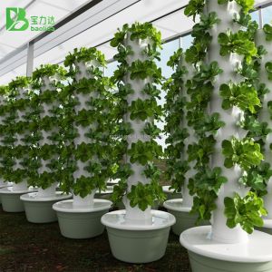 Vertical Farming LED Grow Lights Hydroponic Tower 30L 5 Layer Growing Hydroponic