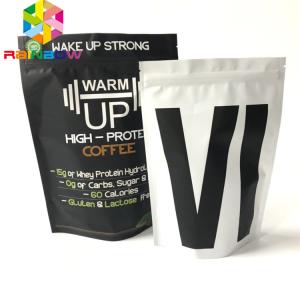 Buy cheap Kraft Paper Stand Up Coffee Pouches , k Plastic Food Packaging Moisture Proof from wholesalers