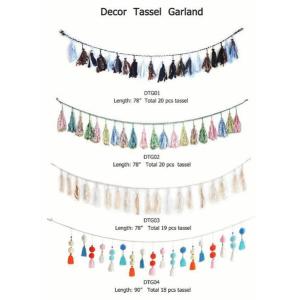 Buy cheap Custom 2.5CM tassel with metal ring tassel fringe garment KEY tassel flat trim from wholesalers