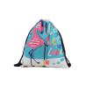 Flamingo Personalized Cinch Bags Custom Print Waterproof Drawstring Backpack for sale