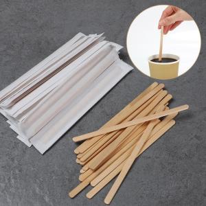 Buy cheap Disposable Wooden Coffee Sticks Individually Wrapped from wholesalers