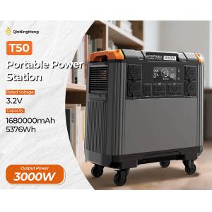 Buy cheap 3000W 5376Wh Portable Power Station with MPPT Solar Charging and Type C Ports for Home Emergency and Outdoor Camping from wholesalers