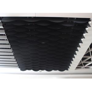 Architectural Decorating Curling Aluminium Baffle Ceiling False Suspended Strip