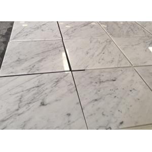 Buy cheap Customized White Carrara Marble Natural Stone Tiles Polished Surface from wholesalers