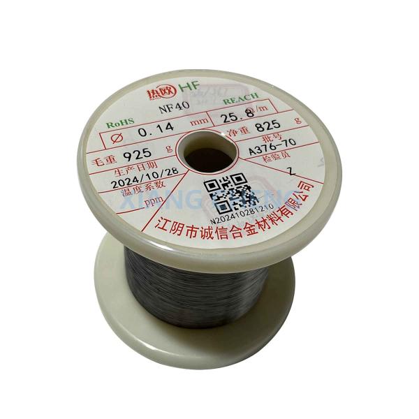 NF40 PTC Ni-Fe Alloy Wire with High Positive Temperature Coefficient for