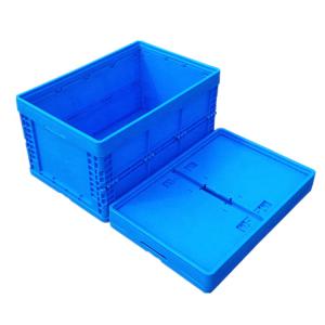 Foldable plastic crates folding storage transparent box