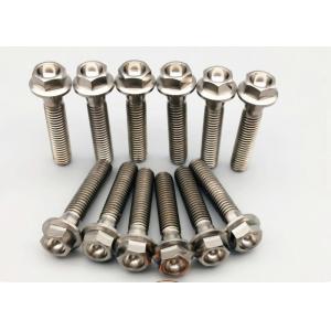 Buy cheap Gr5 Bolts Titanium Fasteners Hexagon Flange Bolt For All Sizes Motorcycle Parts from wholesalers