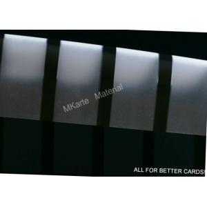 Laminated 0.05mm HICO PVC Magnetic Stripe Coated Overlay