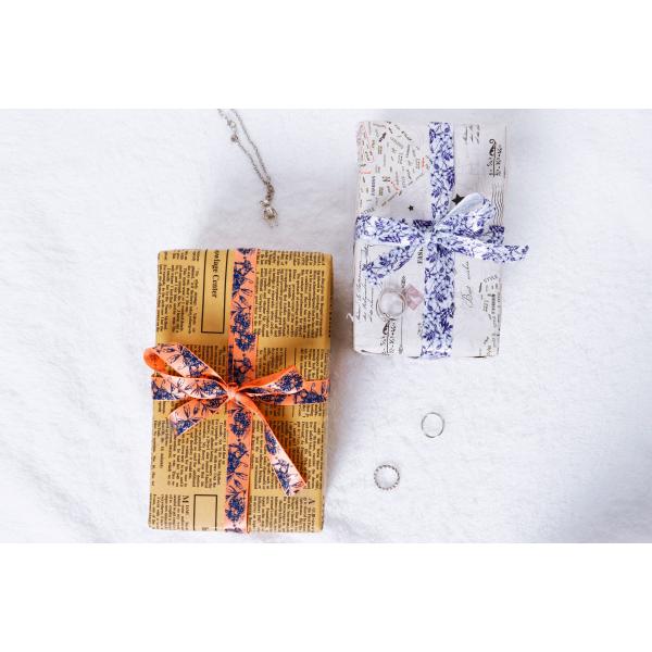 Gift Ribbon set custom for gift packing birthday merry Christmas ribbon 1 yard Luxury Christmas Ribbon