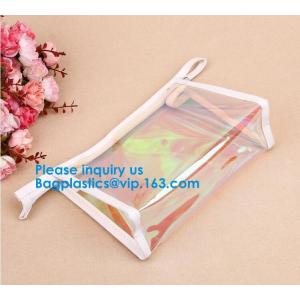 Custom PVC cosmetic bag Zipper Clear Toiletry Bag,Promotional Travel Bag pvc