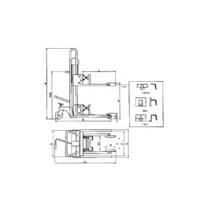 Buy cheap TFL Container Hydraulic Stacker with controllable direction handle With Capacity 150Kg from wholesalers