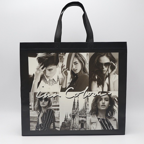 Quality Promotional full printing factory OEM plain ultrasonic non woven tote bag for sale