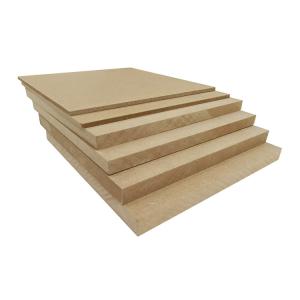 Buy cheap Large Size 18 X 24 18 mm Raw Mdf Board In Malaysia Formaldehyde Emission Standards E0 from wholesalers