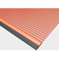 China Red Slotted Welded Polyurethane Screen Mesh With Hook for sale