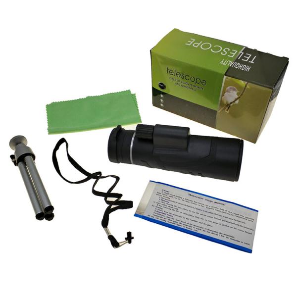 OEM Telescope 40x60 High Quality Monocular Black Telescopio With Bak4 Prism