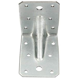 Silver 70 x 70 x 55 x 2.5mm Corner Angle Connecting Braces Plates Beading Heavy