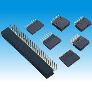 Buy cheap 2.54 mm H 8.5 Dual Row Female Header Connector Right Angle Type from wholesalers