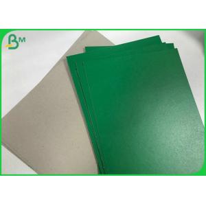 Buy cheap Durable 1.5mm 1.8mm Recycled Green Mounted Grey Paper Cardboard Sheets 70 * 100cm from wholesalers