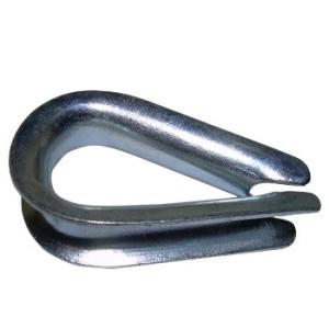 Heavy Duty Stainless Steel Wire Rope Thimbles DIN6899 For Customized Size