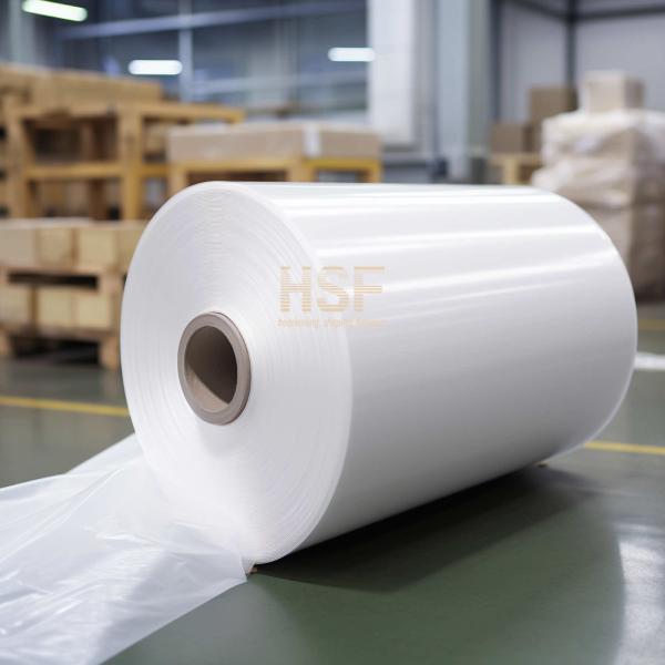 Quality 60 μM Opaque White PE Release Film Silicone UV Cured For Protective And Packaging, Tapes, Labeling And Graphics for sale